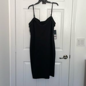 RACHEL Rachel Roy slim black dress nwt
